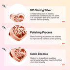 Annmors Jewelry Love Mom Charms in 925 Sterling Silver Beads for Women's Bracelets & Necklaces Gifts for Christmas Halloween Val