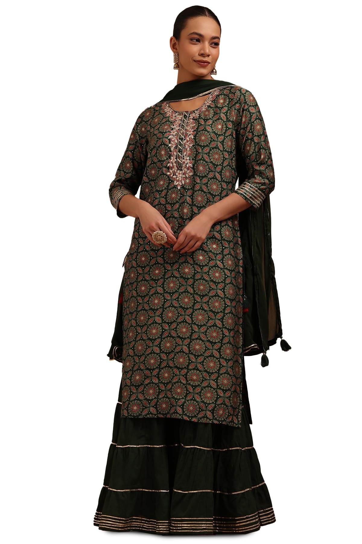 Soch Women Muslin Ethnic Salwar Suit Set