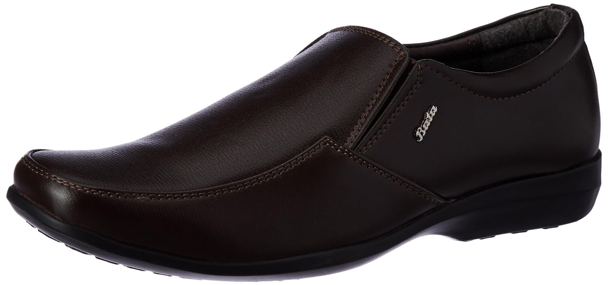Bata Mens Formal Slipon Shoes  Brown 7UK (8514214) 7