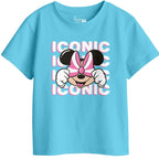 Bon Organik Girls Regular Fit T-Shirt (BON11436_Multi