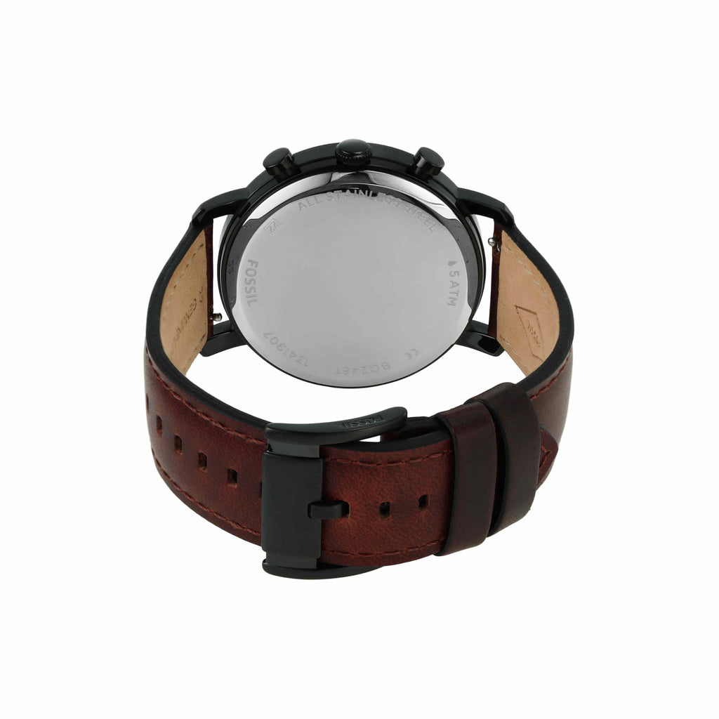 Luther Chronograph Brown Leather Watch