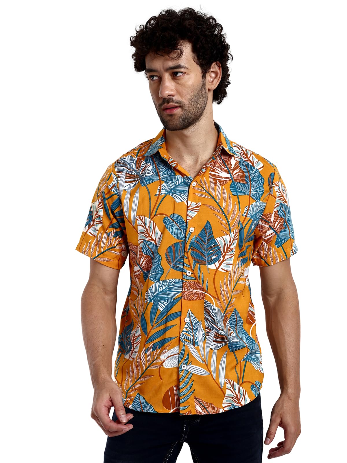 Leriya Fashion Shirts for Men || Soft Rayon Multi Printed Casual Shirts for Boys || Spread Collar || Short Sleeve || Summer Wear