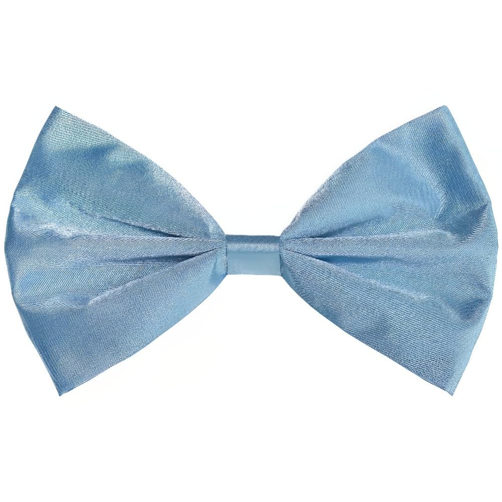 Vibrant Light Blue Bow Tie - 3.25 x 6, 1 Count - Premium Quality Fabric, Adjustable & Stylish - Perfect for Events & Photoshoots