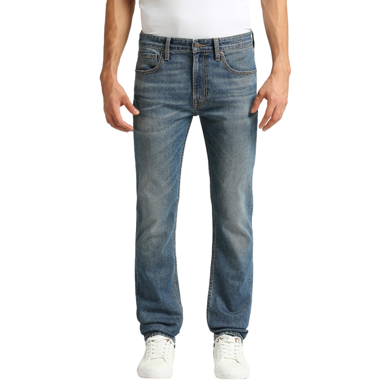 Pepe Jeans MenS Slim Jeans (Pm207801J673_Med Used_Mid Indigo Blue