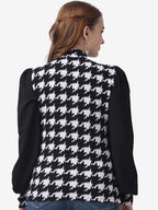 POPWINGS Casual Printed Solid Top for Women || Long Puff-Sleeves Women Top || Round-Neck Top for Women || Stylish Latest Western