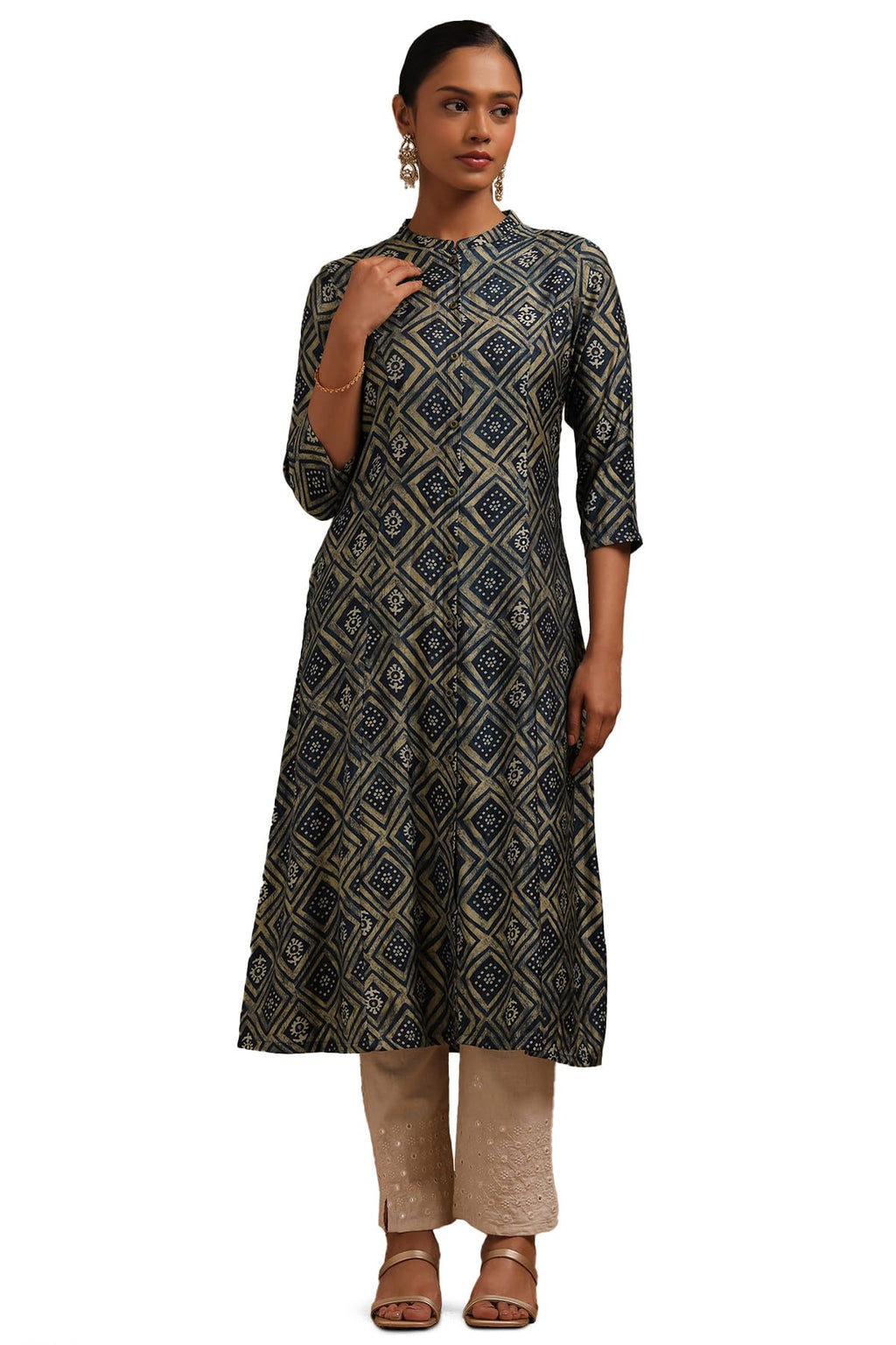 Soch Women Muslin Geometric Print Kurta
