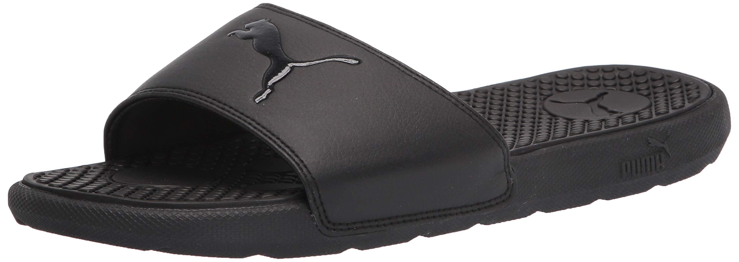 PUMA Women's Cool Cat Slide Sandal, Black, 6