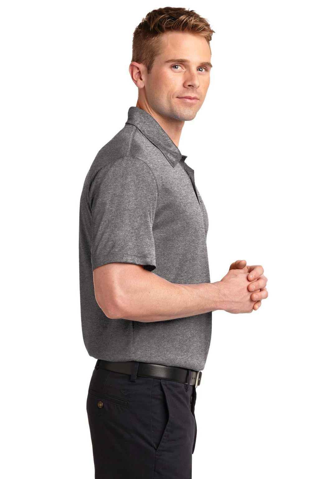 Sport Tek Polo (ST660) Vintage Heather, L