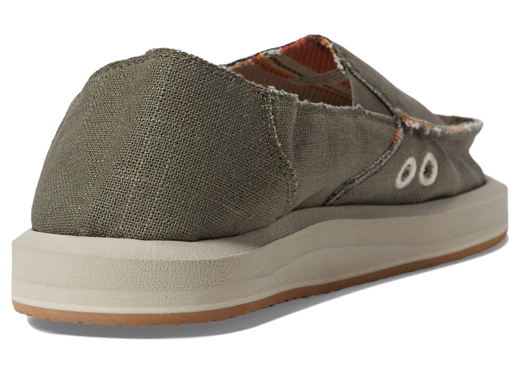 Sanuk Donna Soft Top Hemp Smokey Olive 9 B (M)