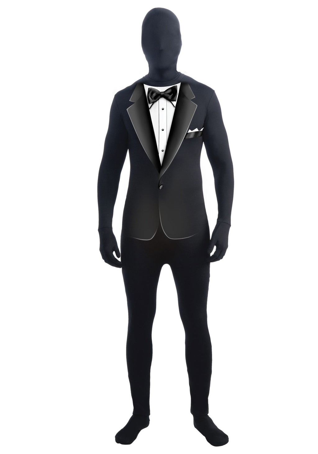 Forum Novelties Men's Formal Suit Disappearing Man Costume, Black/White, One Size