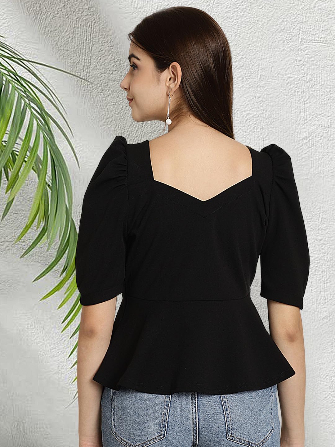 Tee Projekt Solid Stylish Casual Slim Fit Top & Tunic for Women & Girls| Trendy Western Tops for Women Stylish