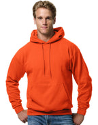 Hanes Men's Pullover EcoSmart Hooded Sweatshirt, orange, 4X Large