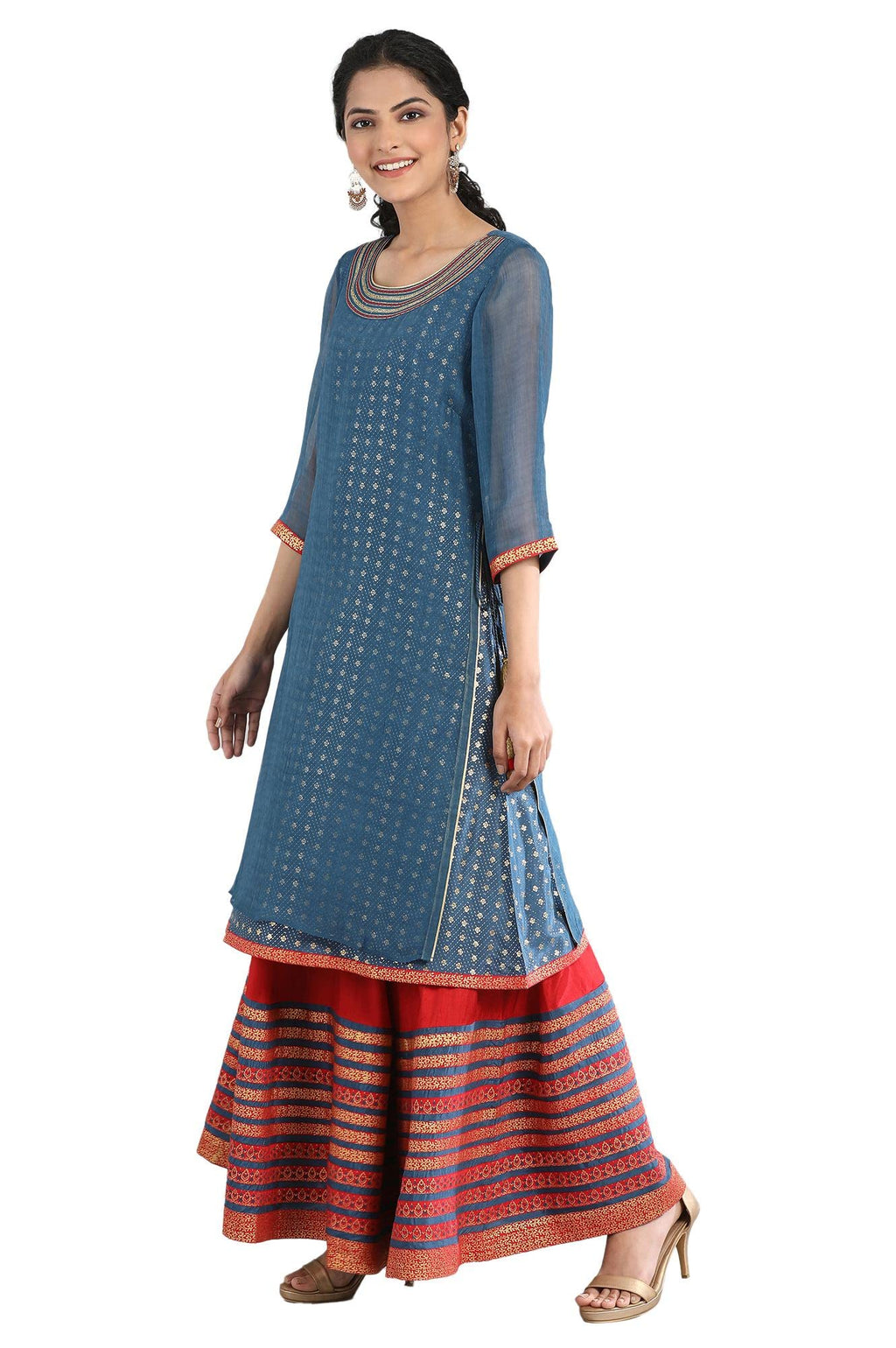 Aurelia Womens Kurta & Skirt