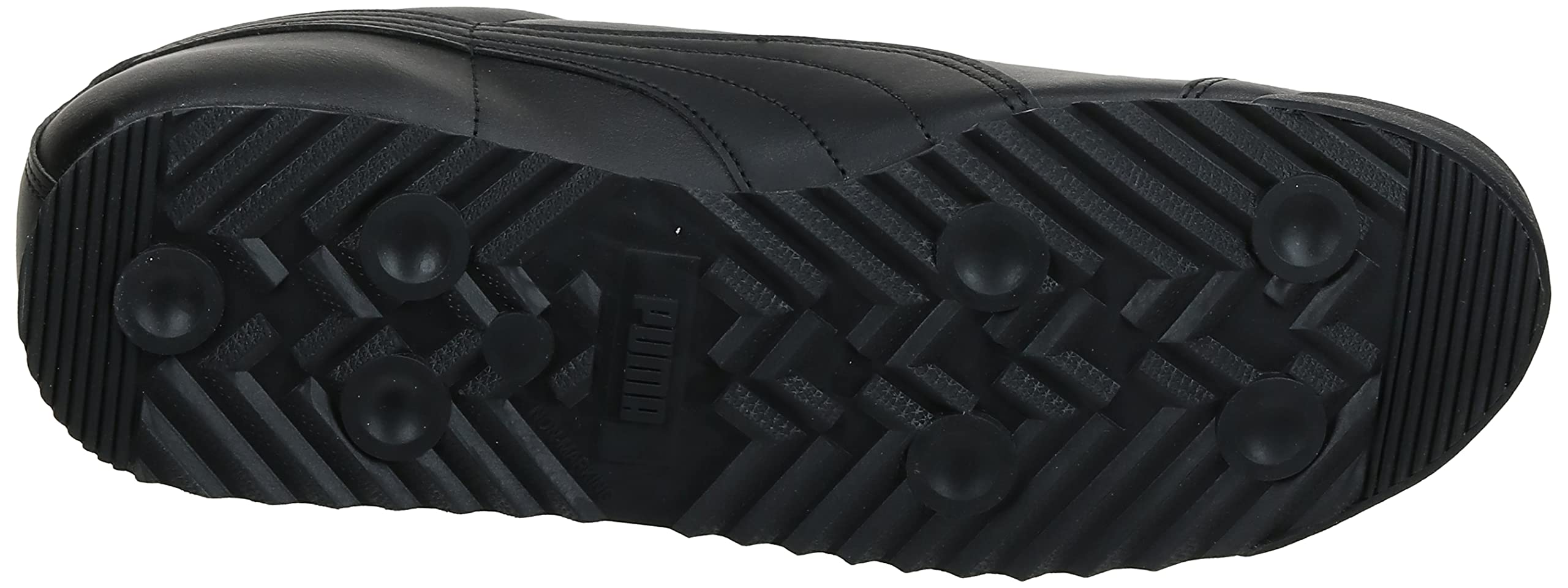 PUMA Men's ROMA BASIC Sneaker, black-black, 11