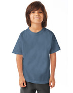 Youth garment-Dyed T-Shirt - BLAcK - XS(D0102H7DX1X)