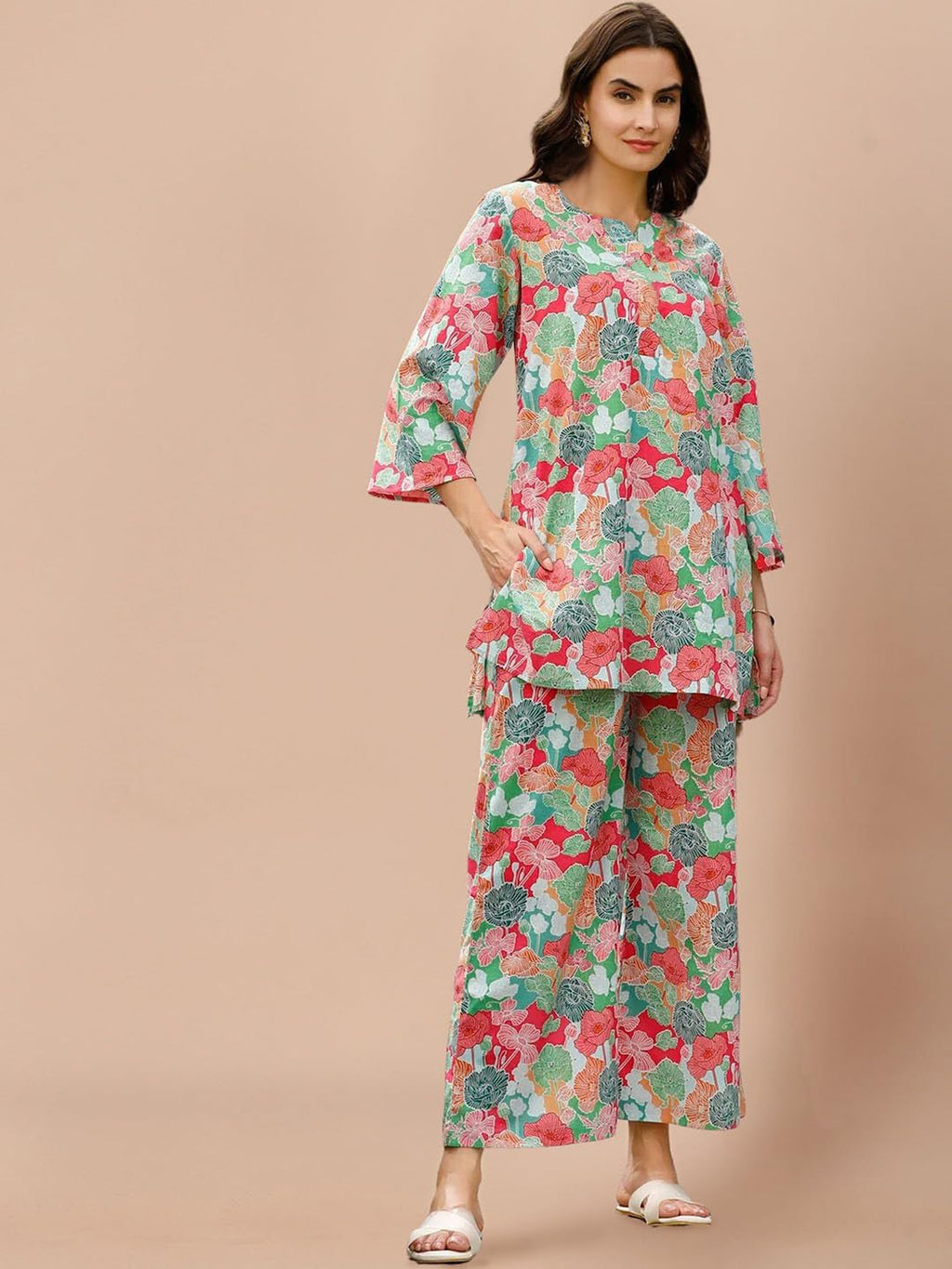 Tee Projekt Co Ord Set For Women Stylish | Ethnic Co Ord Set For Women Multicolour