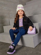 Kotty Girls Skinny Fit Solid Jeans