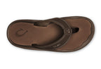 OLUKAI Ohana Men's Beach Sandals, Water Resistant Flip Flops, Arch Support & Comfort Fit, Lightweight & Durable, Enhanced Grip &