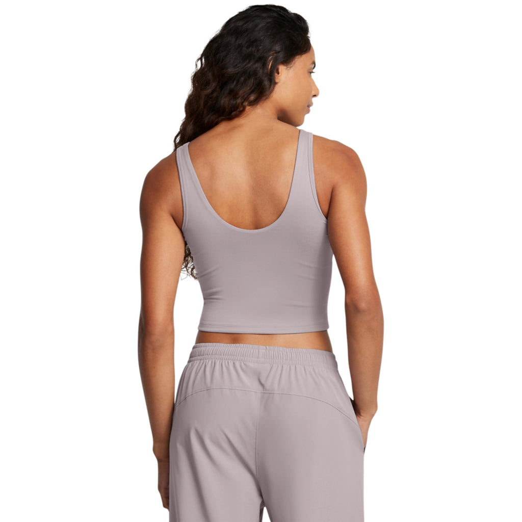Under Armour Womens Motion Tank Top, (016) Tetra Gray / / Ash Taupe, X-Small