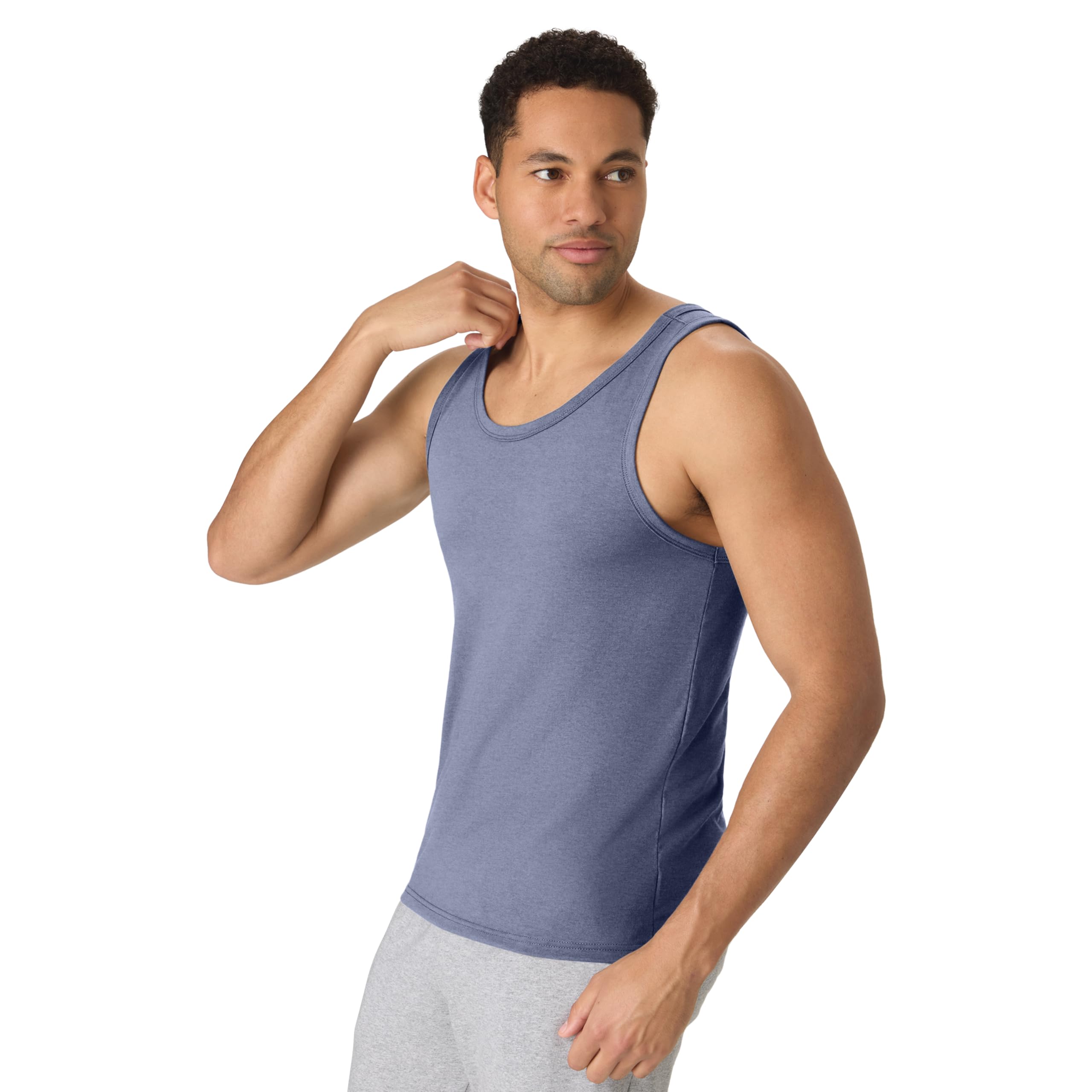 Unisex garment-Dyed Tank - BLAcK - S(D0102H7KV5X)