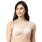 Enamor AB75 M Frame No Bounce Full Support Cotton Bra for Women - Non-Padded Non-Wired & Full Coverage with Cooling Fabric(AB75-