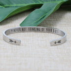 JoycuFF Anniversary Wedding Gifts for Wife Girlfriend Unique Birthday Christmas Gift for Her Cuff Bracelets Jewelry Engraved I '