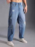 High Star MenS Classic Jeans (Hsmjns2401_Ig19_Blue_A