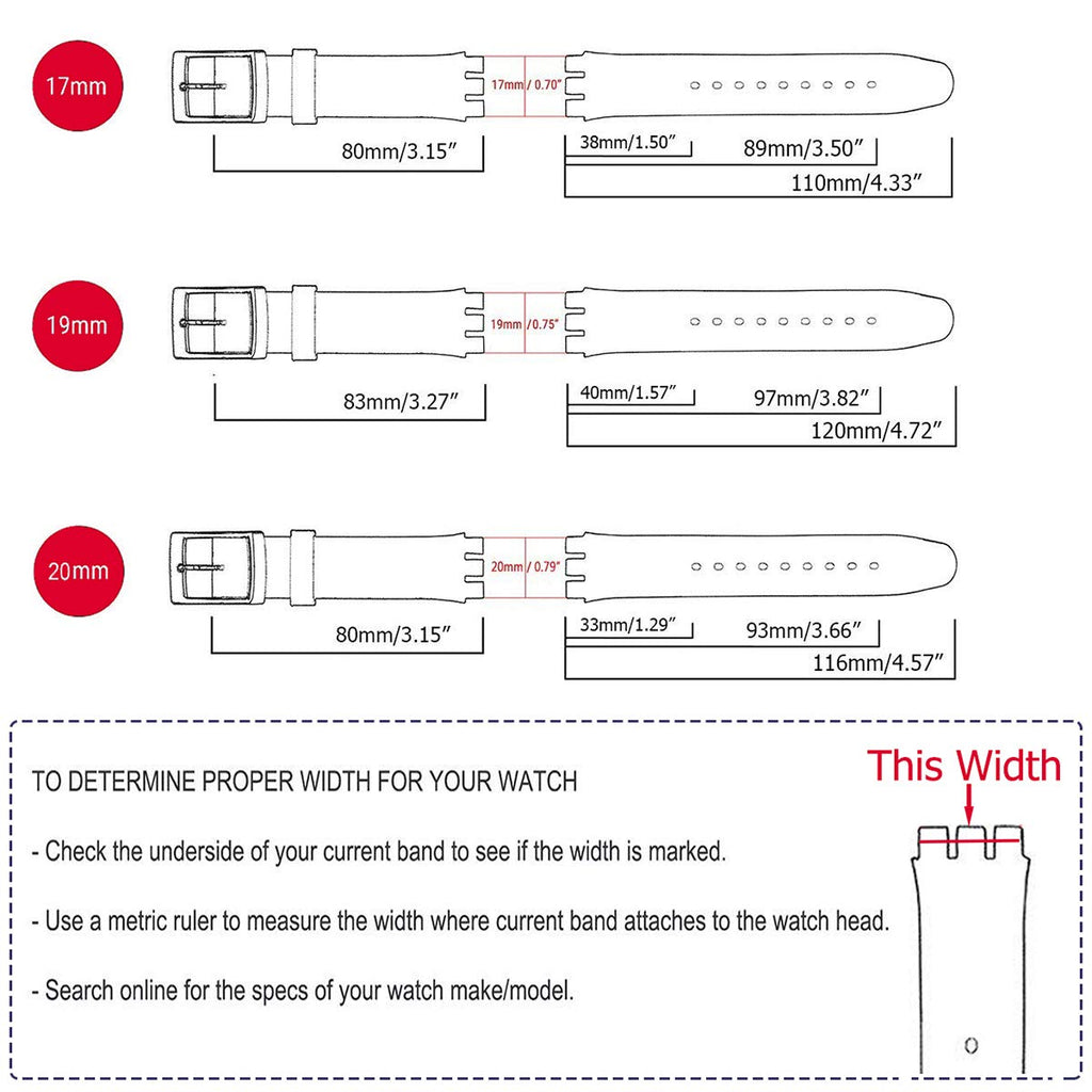 Green Olive Wasserdichtes Uhrenarmband aus Silikon-Gummi, 17mm
