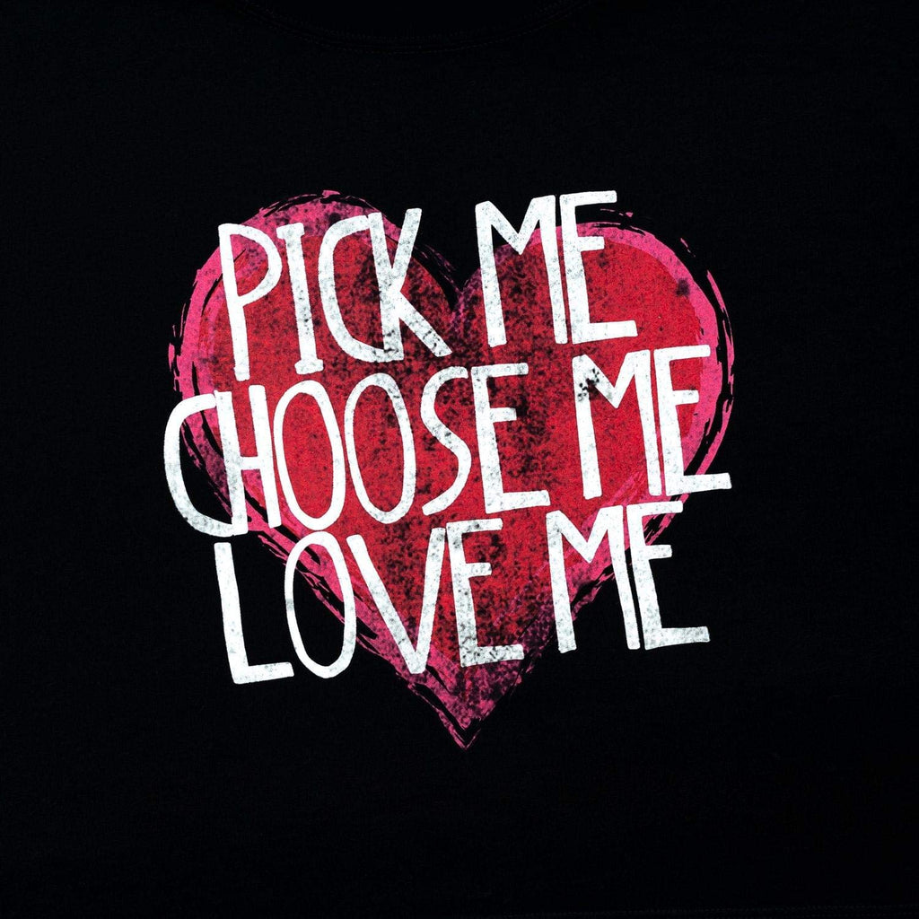Greys Anatomy Pick Me Women's Black Crop Top - Small