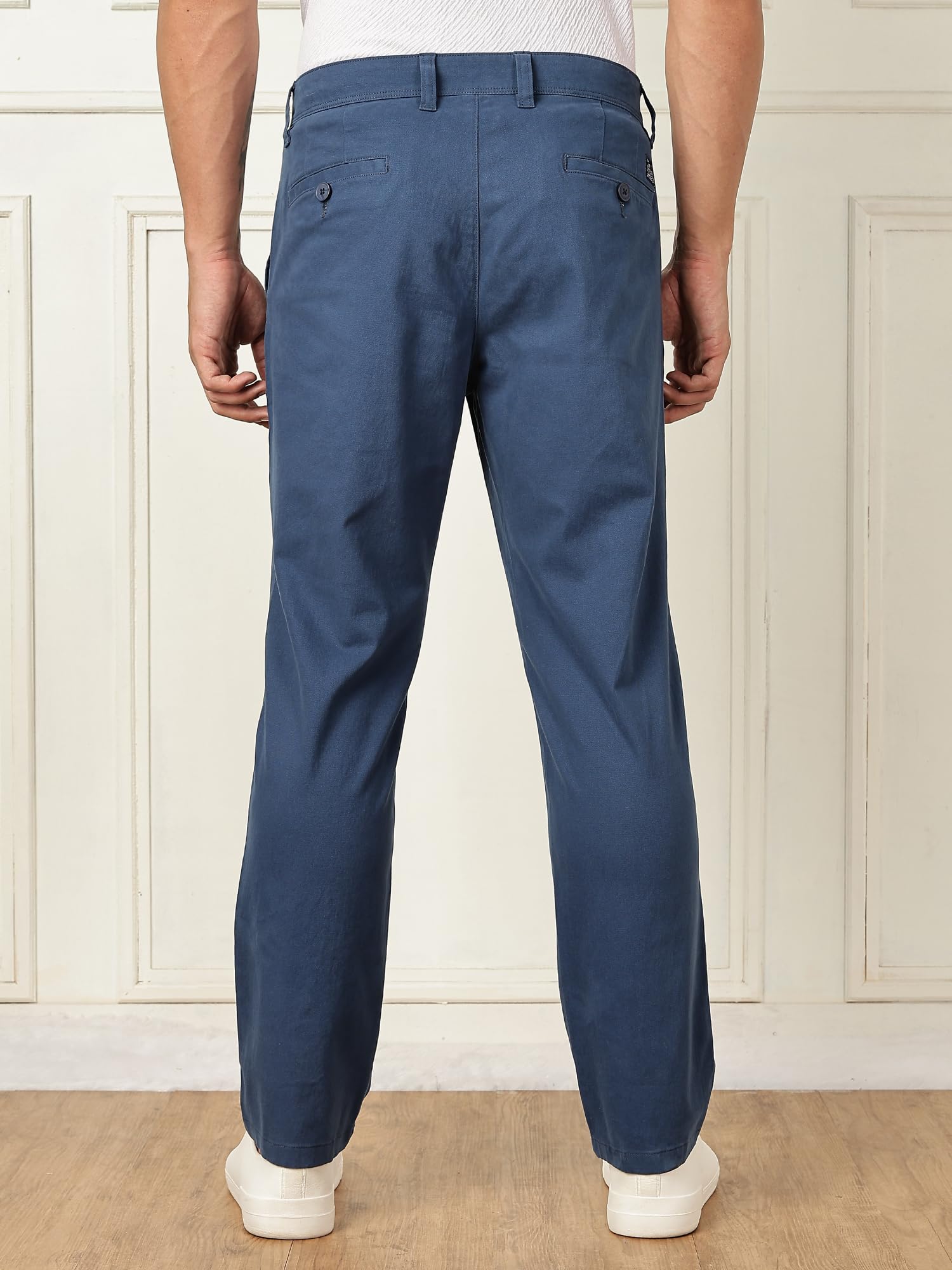 Thomas Scott Mens | Solid | Light Weight | Breathable Fabric | 4 Pockets | Regular Fit | Trouser | Chinos | Pants for Men (CCBT