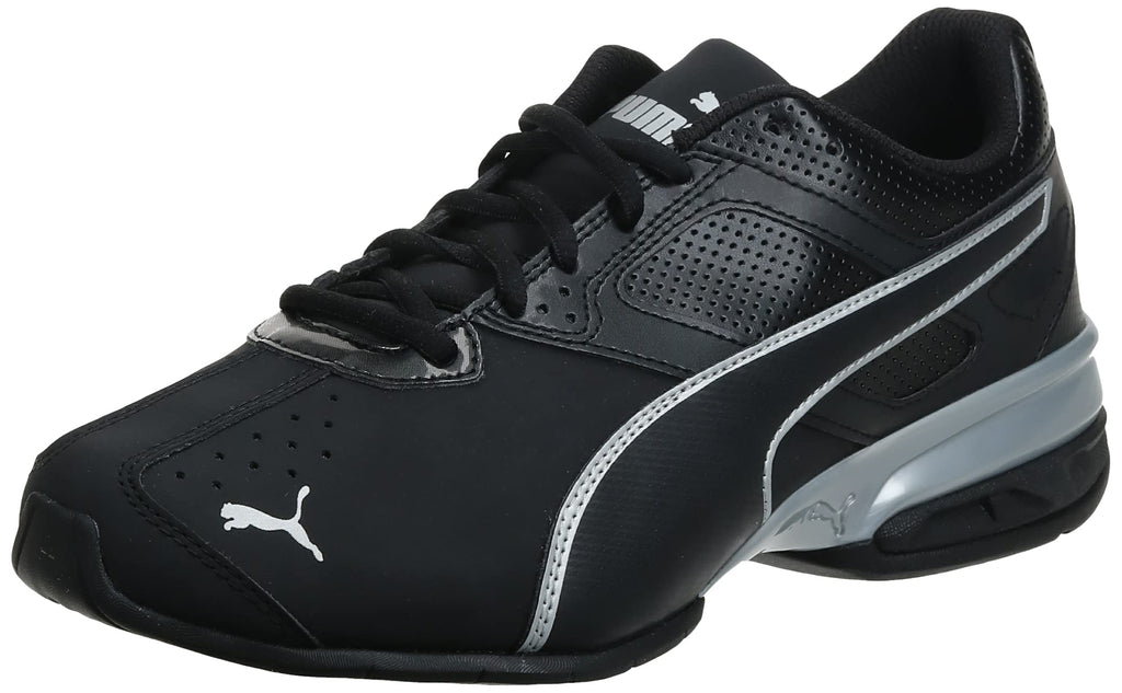 PUMA Men's Tazon 6 FM Shoes, PUMA Black/PUMA Silver, 13 M