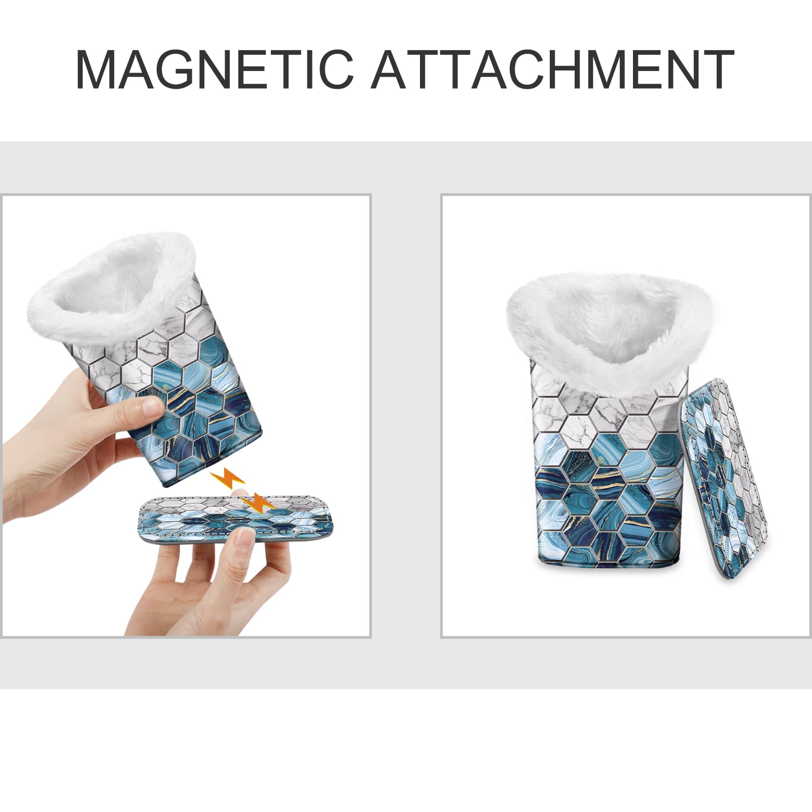 Fintie Plush Lined Eyeglasses Holder, Glasses Stand Case, Anti-scratch Glasses Storage Organizer for Desk, Nightstand, Office, A