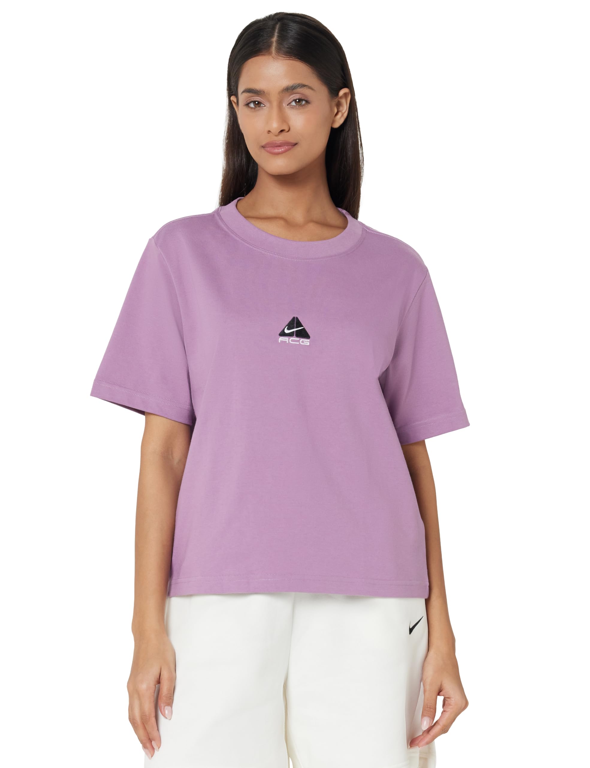 Nike Polyester Regular Fit Women T-Shirts