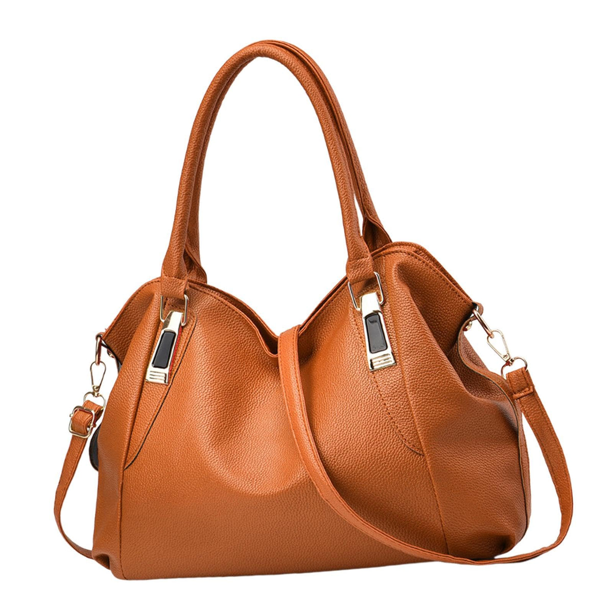 Enakshi Woman Shoulder Tote Top Handle Soft Pu Leather Purse For Party Outdoor Girls Brown|Clothing, Shoes & Accessories | Women 33-112-912