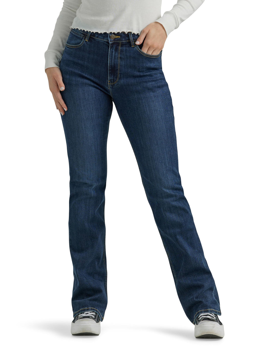 Wrangler womens High Rise Bold Boot Jeans, Stockton, 12 1 US