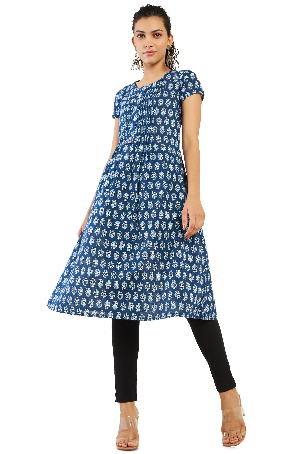 Soch Women Cotton Blend Printed Kurta