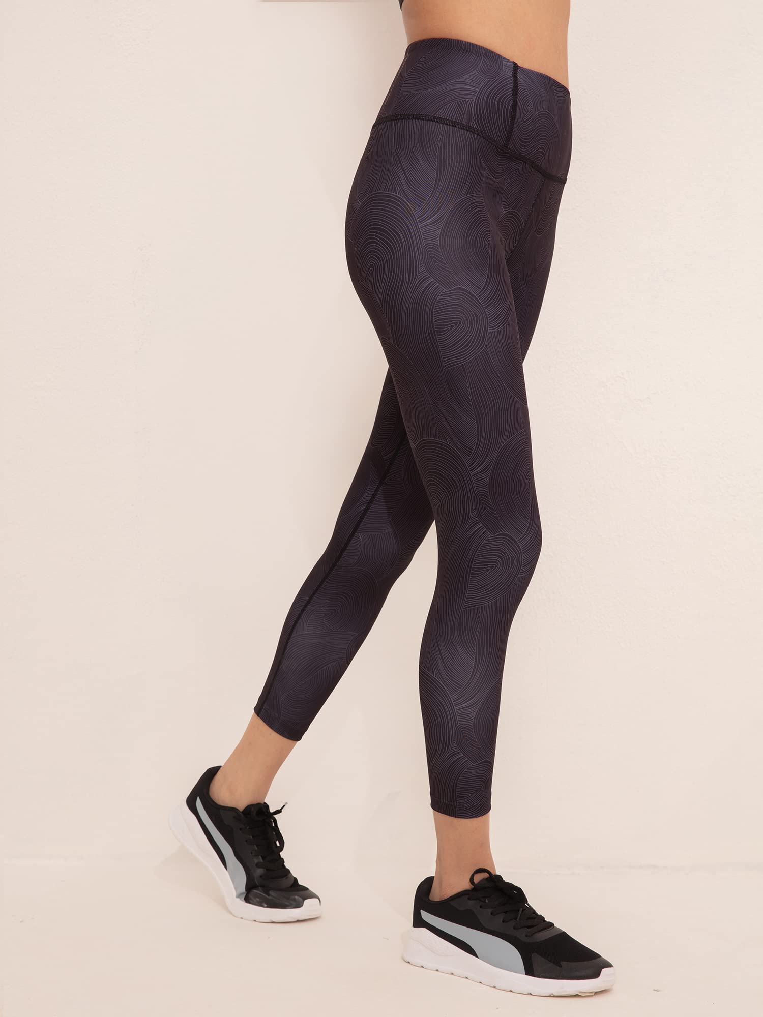 Nykd Anti-Camel Toe Leggings For Women, High Rise, Squat Proof Leggings With Concealed Elastic At The Waist Leggings & Tights, N