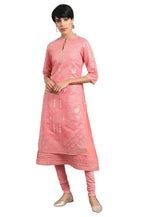 W For Woman Women'S Art Silk A-Line Straight Kurta