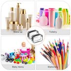 18 Pack Clear Makeup Bags Clear Cosmetic Bag PVC Plastic Zippered Pouches Portable Toiletry Bags for Women Men Travel Vacation B