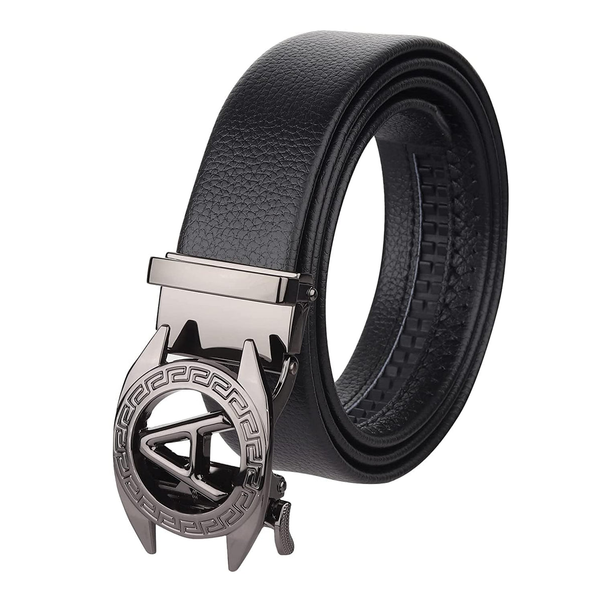 Zacharias MenS Faux Leather Belt (As019_Black_40) (Pack Of 1) 40