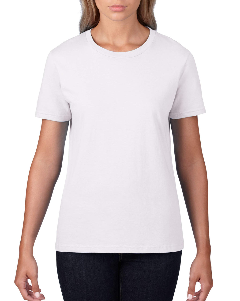 Ladies Lightweight T-Shirt - WHITE - 3XL(D0102H7KJBP)
