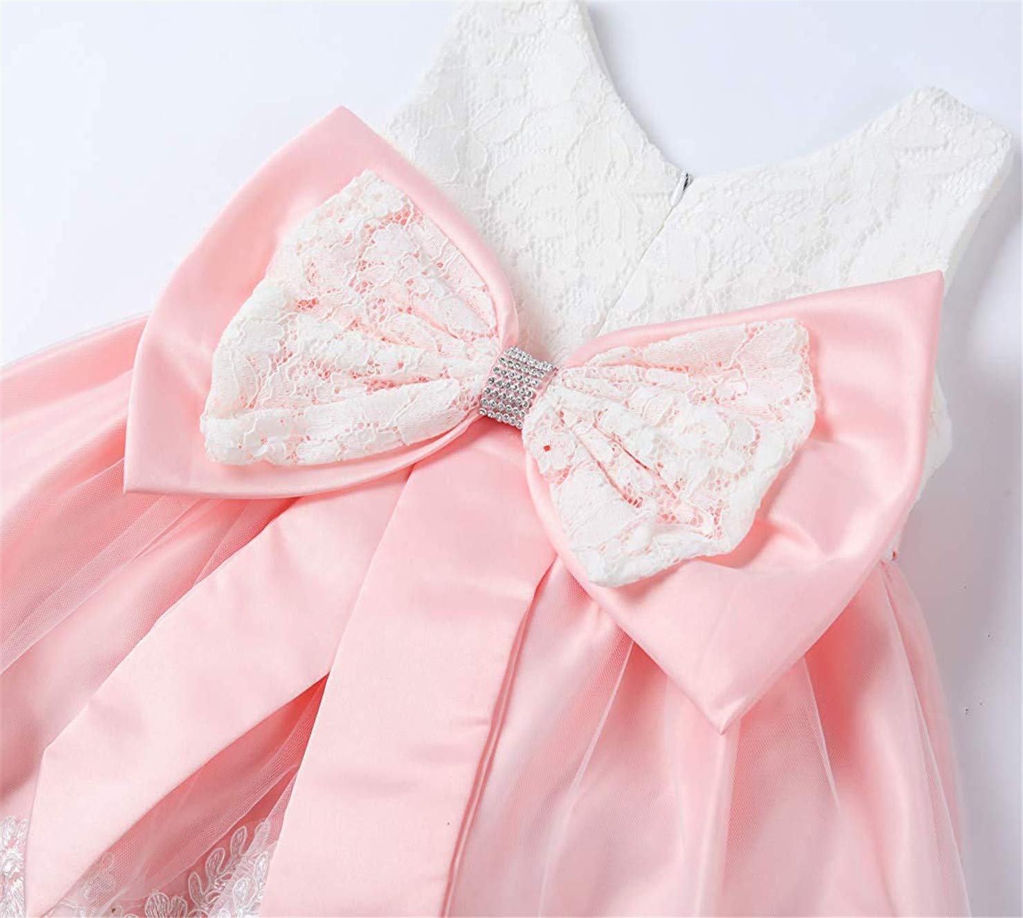 NSSMWTTC Baby Girl Ball Gown Dress Infant Birthday Party Christmas New Year Dresses Toddler Christmas