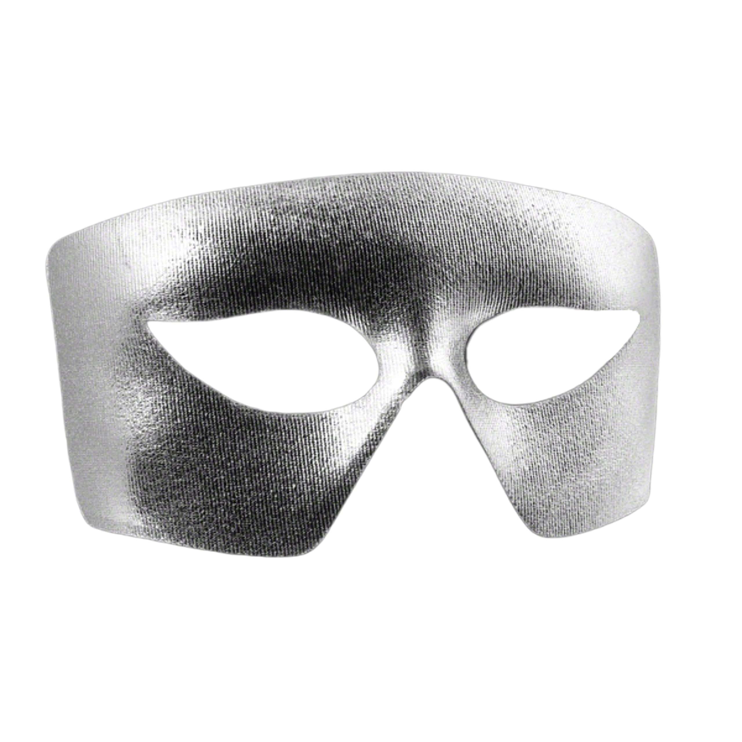 blinkee Masquerade Silver Non-Light Up Metallic Mask Mardi Gras