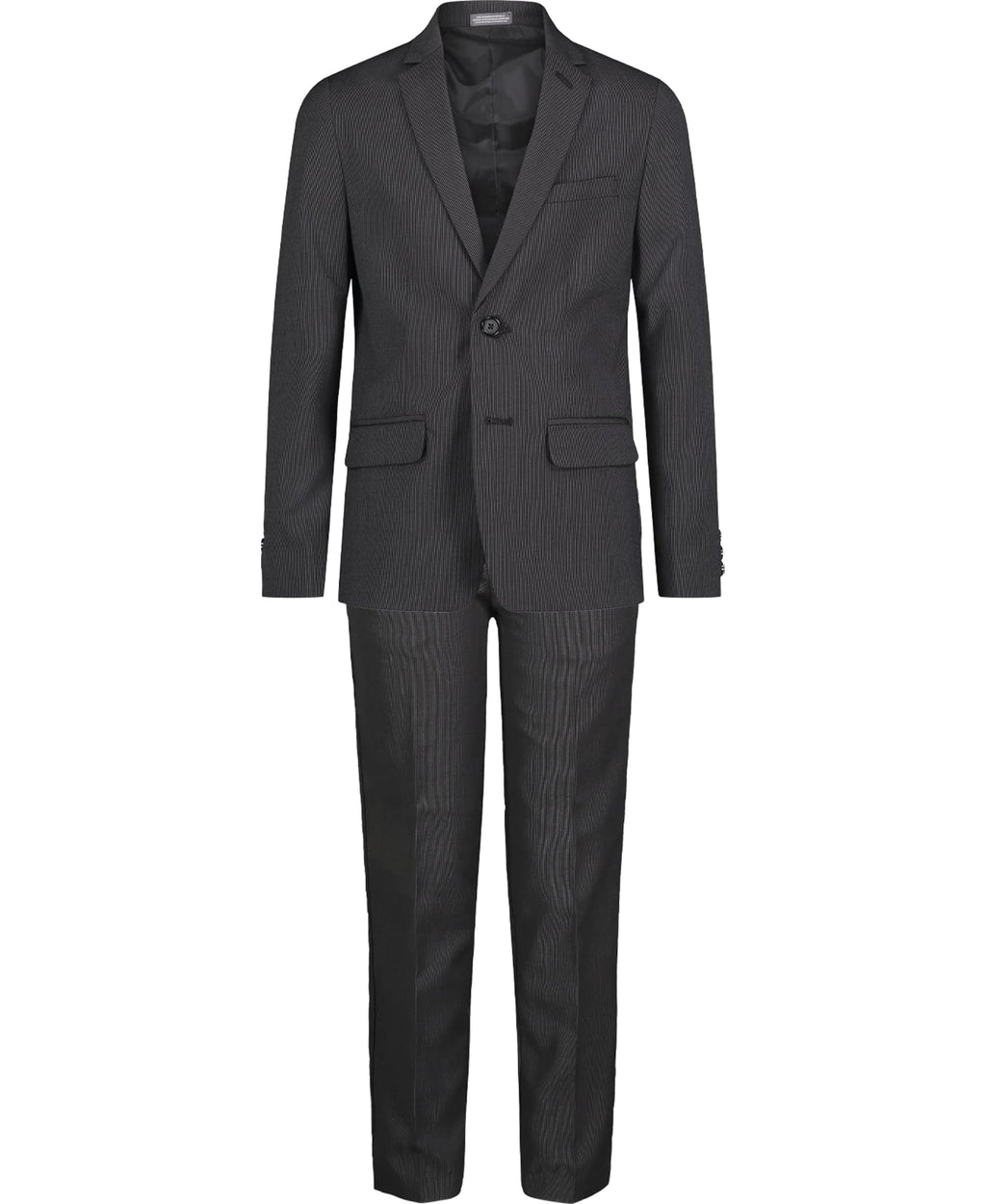 Van Heusen Boys' Big 2-Piece Formal Suit Set, Mini Black, 20 Husky