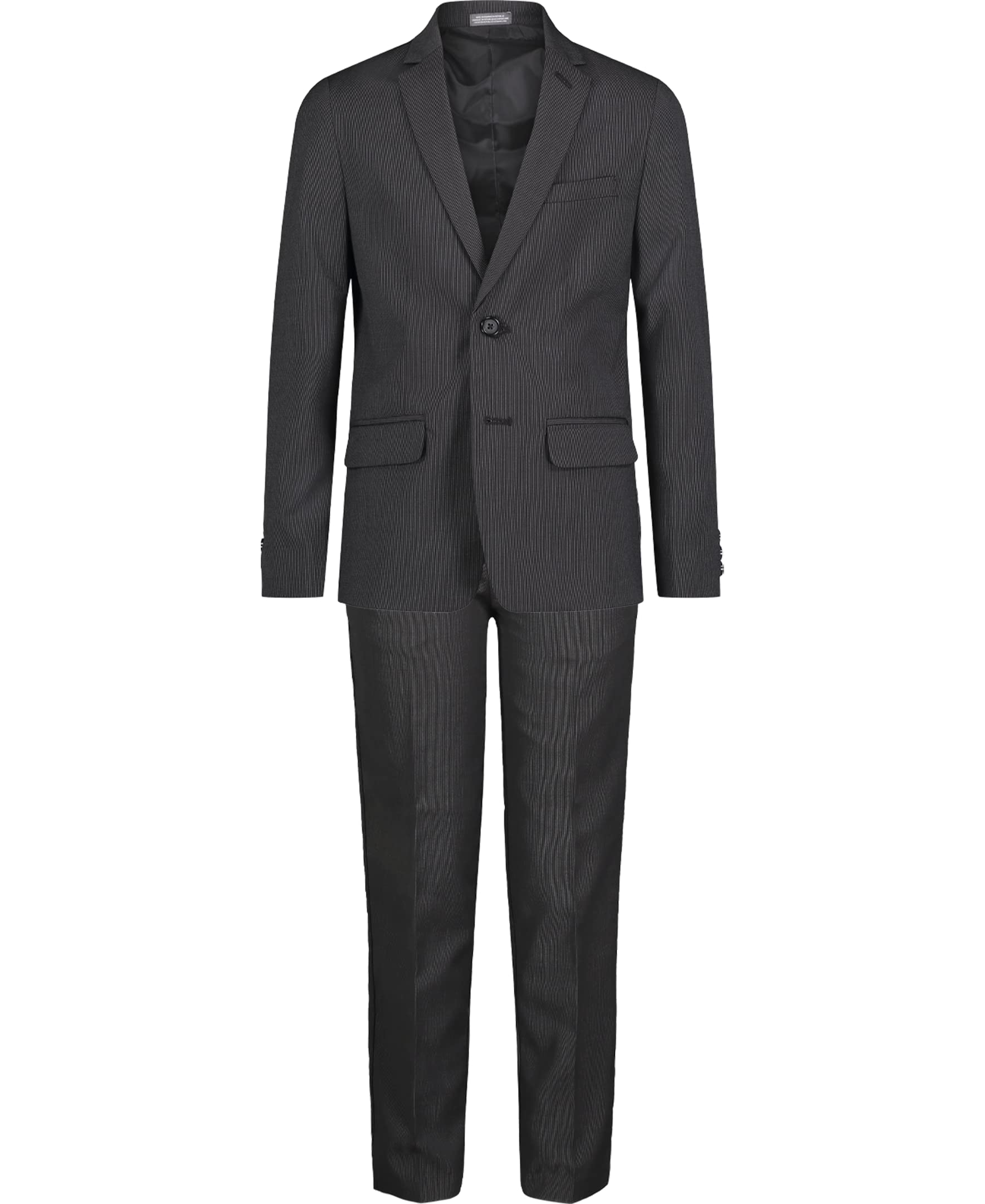 Van Heusen Boys' Big 2-Piece Formal Suit Set, Mini Black, 20 Husky