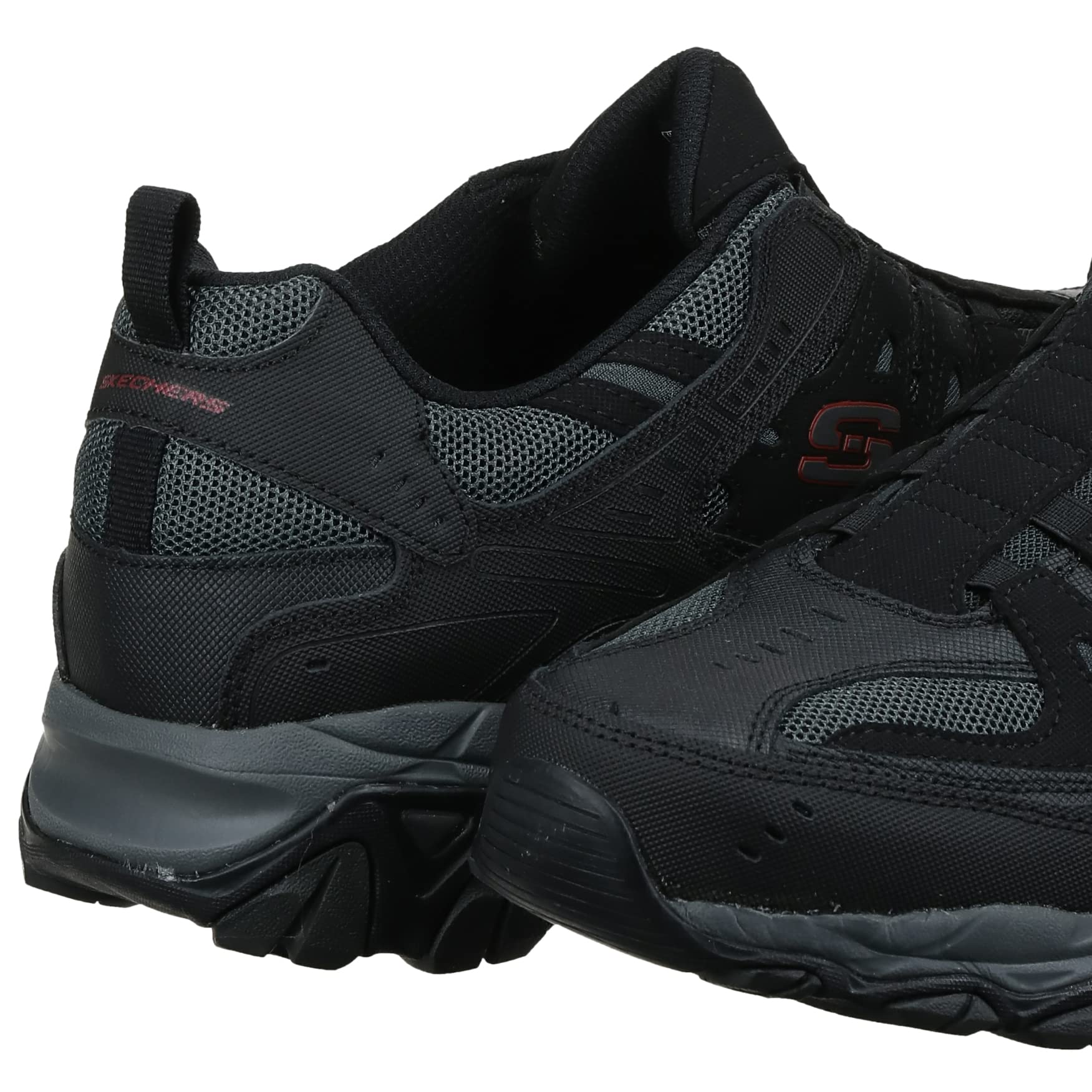 Skechers Sport Men's Afterburn M. Fit Wonted Loafer,black/charcoal,8 M US