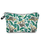 LOOMILOO Cosmetic Bag for Women, Adorable Roomy Makeup Bags Travel Water Resistant Toiletry Bag Accessories Organizer Sloth (Slo