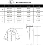 TONY & CANDICE Men's Classic Satin Pajama Set Sleepwear (Medium, Light Gray)