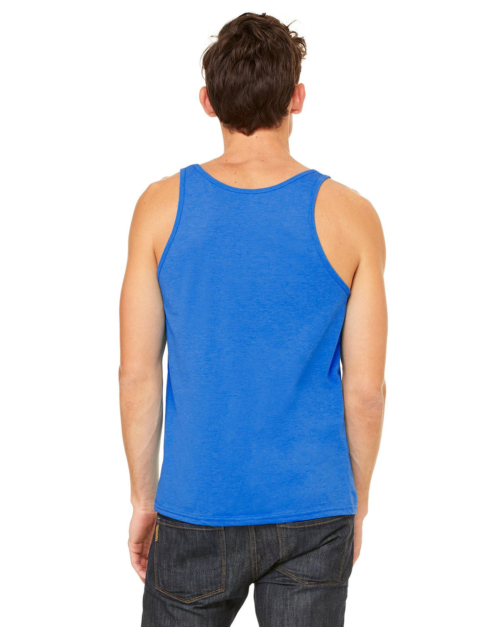Unisex Jersey Tank - NEON BLUE - XS(D0102H7WAPX)
