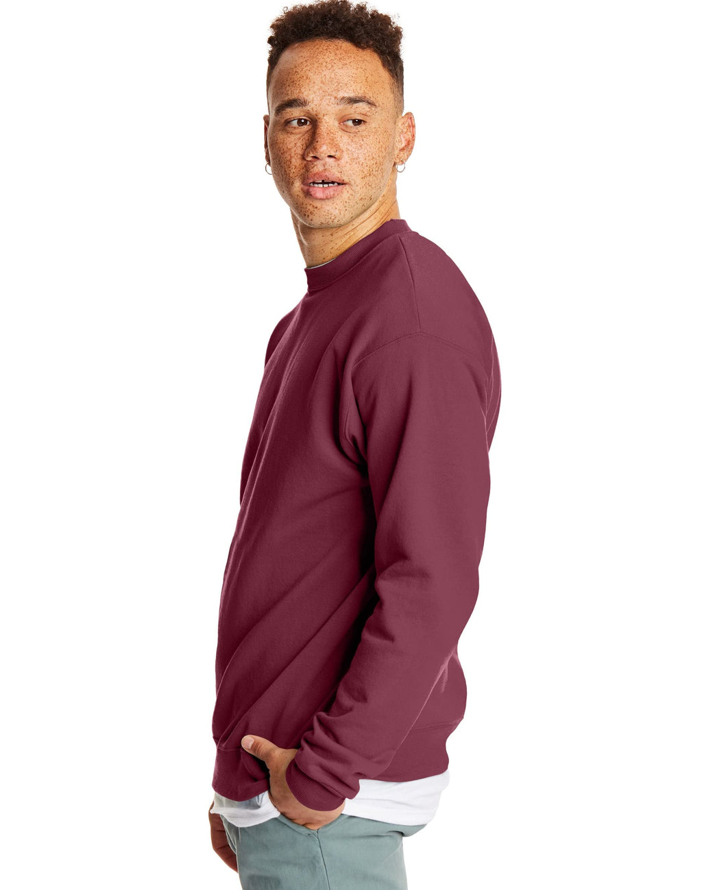 Hanes Men's EcoSmart Sweatshirt, ash, Small